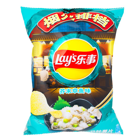 Lay's Wasabi Octopus Chips (China) 70g - 22 Pack