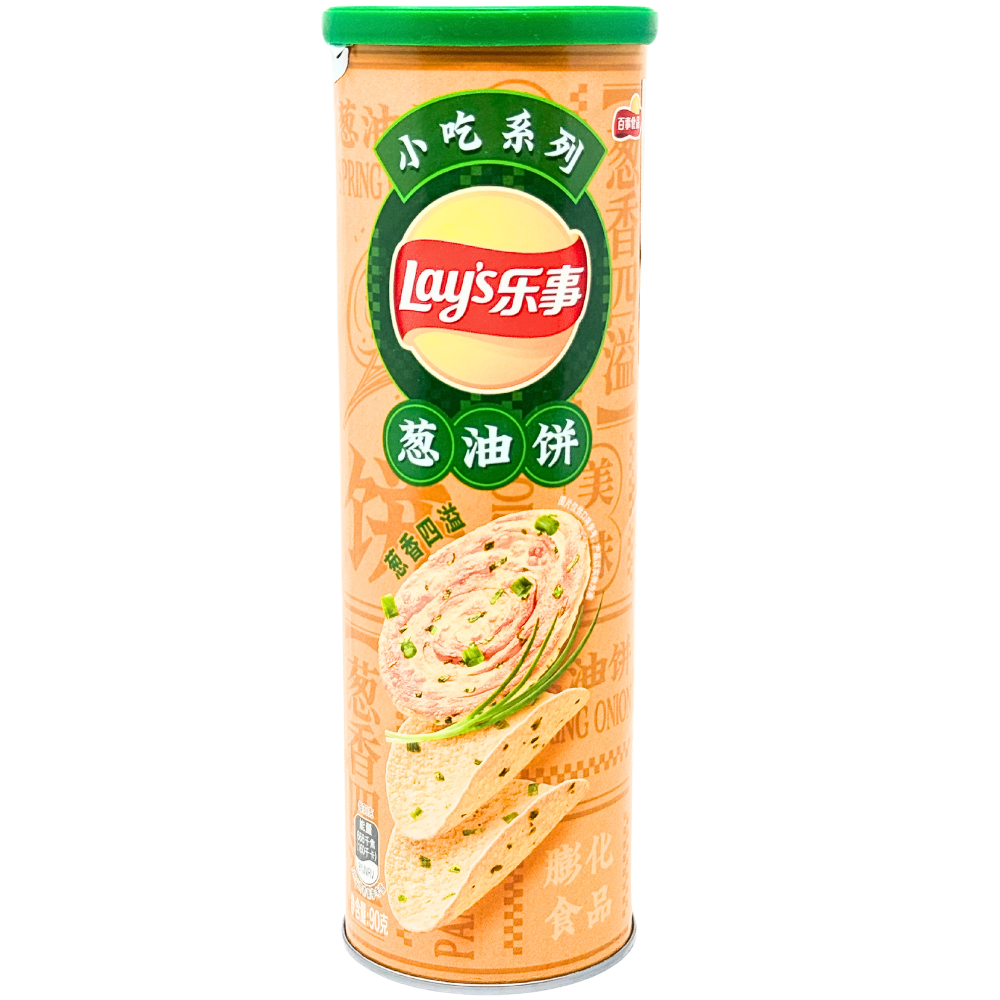 Lay's Scallion Pancake Chips 90g (China) - 24 Pack