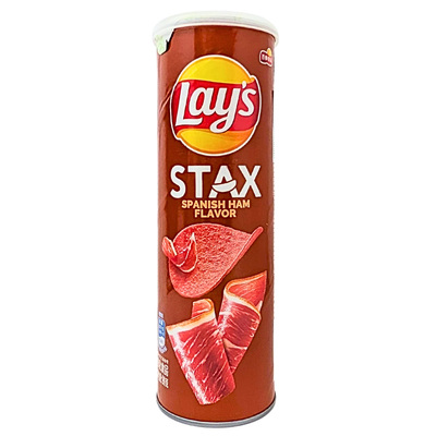 Lays Stax Spanish Ham (China) 104g - 24 Pack