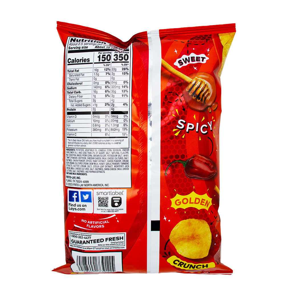 Lay's Sweet & Spicy Honey 64g - 1 Bag - Something is wrong here.  Nutrition Facts Ingredients