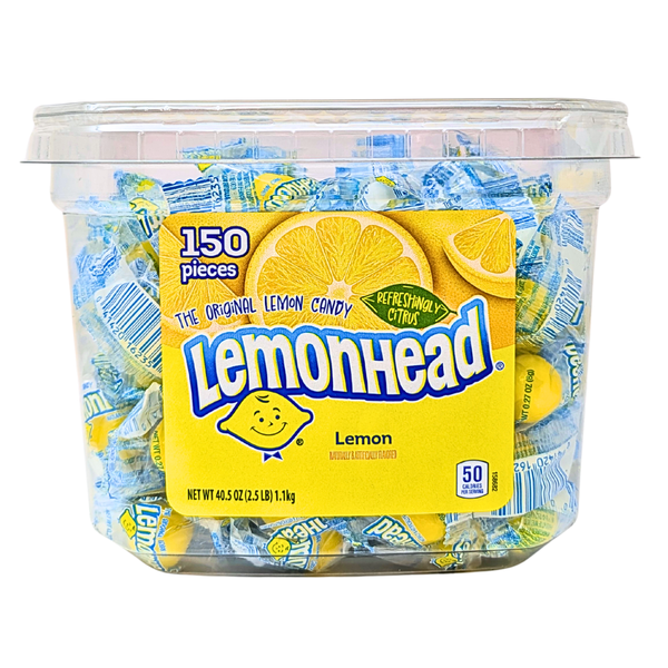 Lemonhead Candy 150 Pieces - 1 Tub