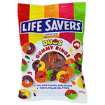 Lifesavers Duos Gummy Rings 170g (Aus) - 12 Pack