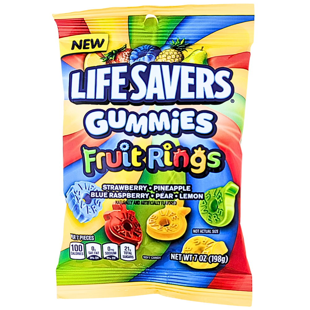 Lifesavers Gummies Fruit Rings 7oz - 12 Pack | iWholesale Candy