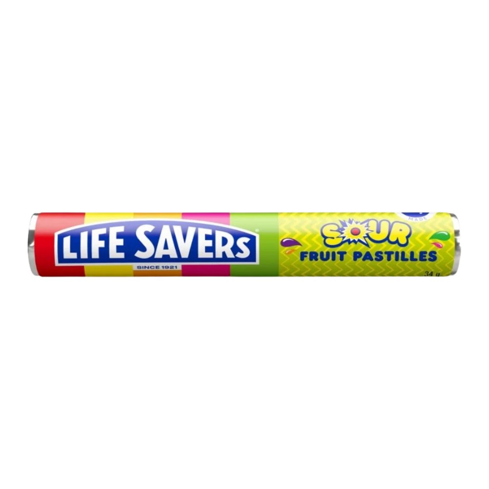 Lifesavers Sour Pastilles (Aus) - 34g - 24 Pack