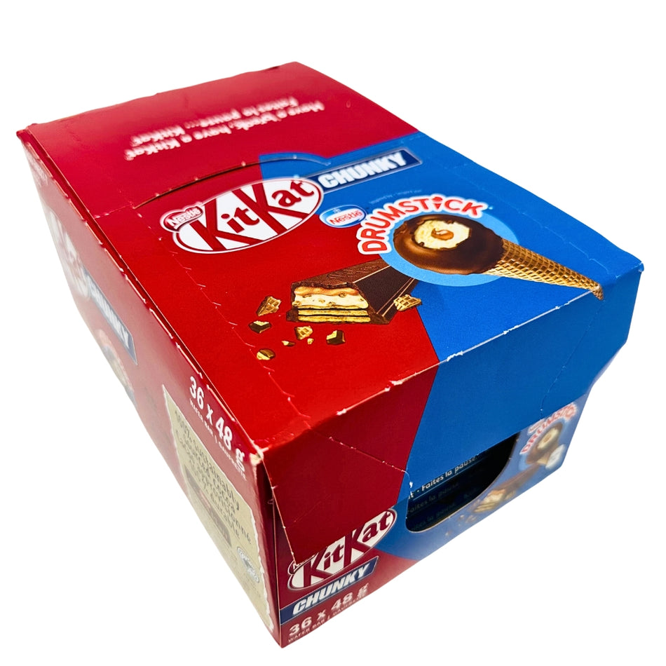 Limited Edition Kit Kat Chunky Drumstick 48g - 36 Pack - Kit Kat - Candy Store - Chocolate Bar - Drumstick - Limited Edition Kit Kat