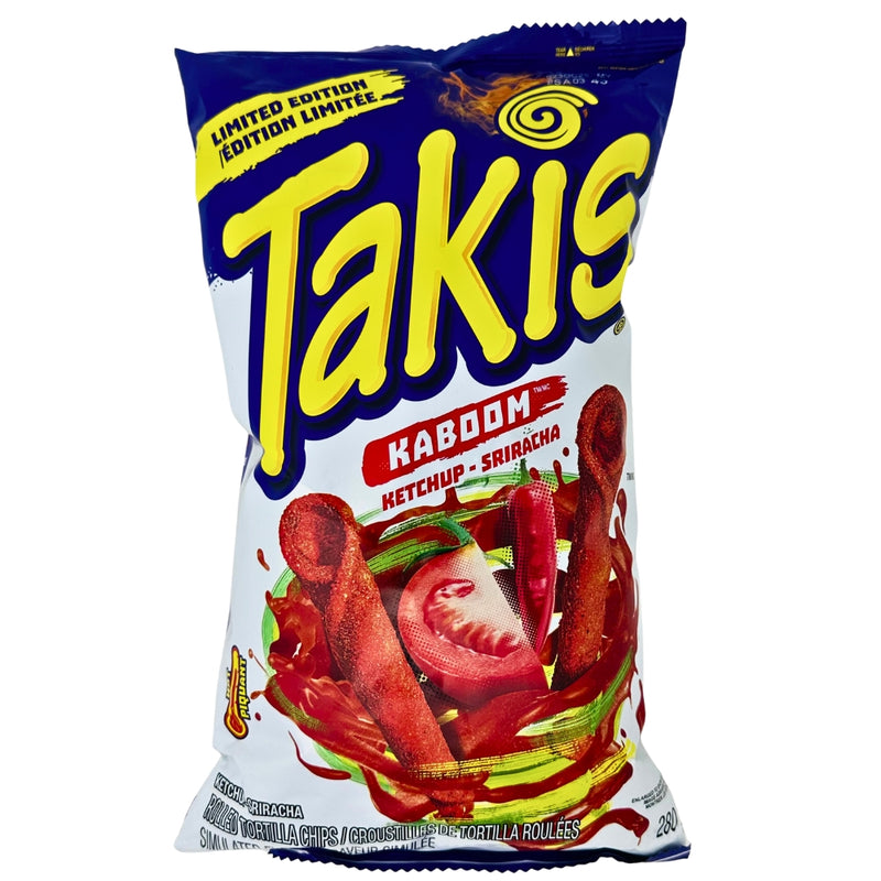 Limited Edition Takis Kaboom Ketchup & Sriracha 280g - 12 Pack