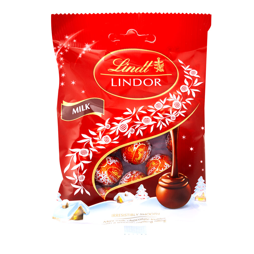 Lindor Mini Milk Bag (UK) 80g - 16 Pack 