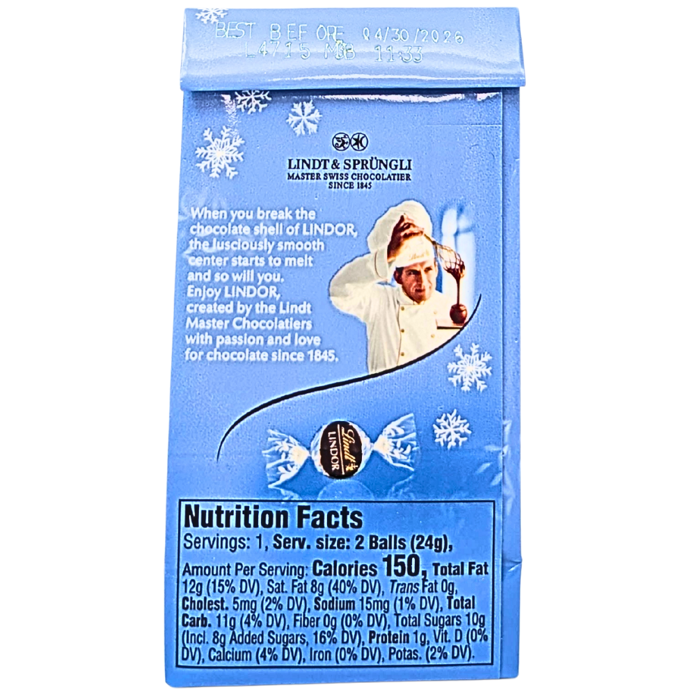 Lindt Lindor Hot Cocoa Truffles 23g - 24 Pack