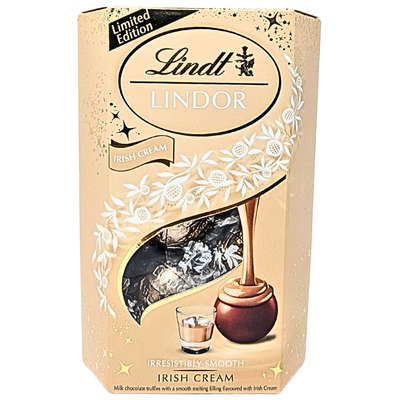 Lindt Lindor Irish Cream Gift Box 200g (Italy) - 8 Pack