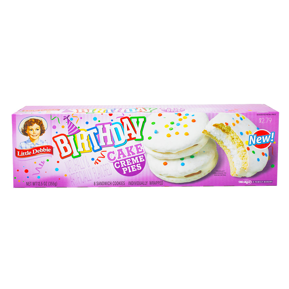 Little Debbies - Birthday Cake (8 cakes) - 335g - 1 Box **BB AUG 11/24**