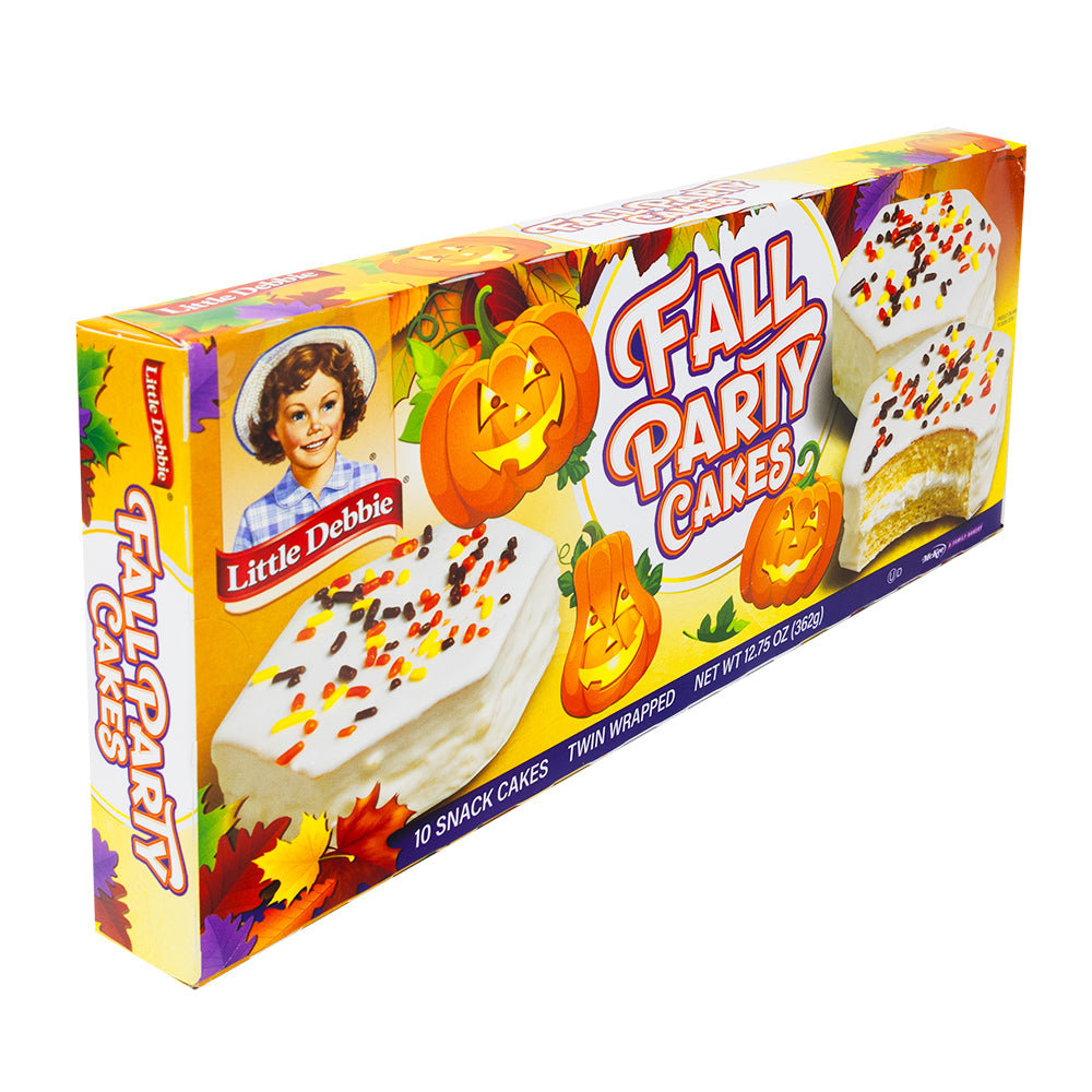 Little Debbie Vanilla Fall White Party Cakes 362g - 1 Pack **BB OCT 06/24**