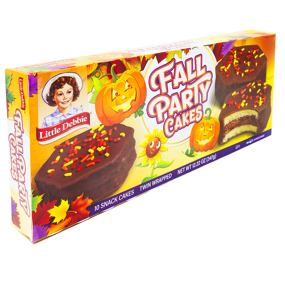 Little Debbie Chocolate Fall Brown Party Cakes 347g - 1 Pack **BB OCT 06/24**