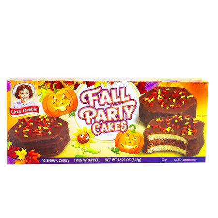 Little Debbie Chocolate Fall Brown Party Cakes 347g - 1 Pack **BB OCT 06/24**