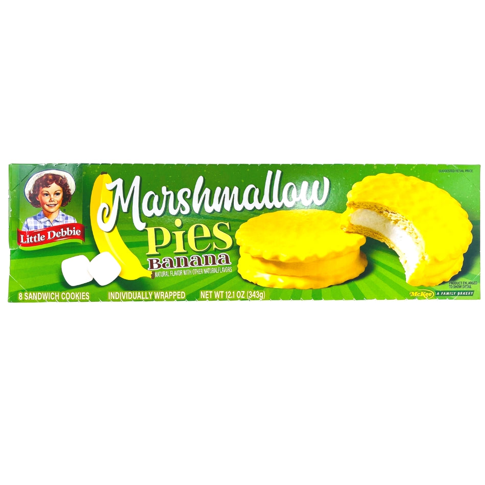 Little Debbie Marshmallow Pies Banana-8 Pack **BB JUL 03/23**