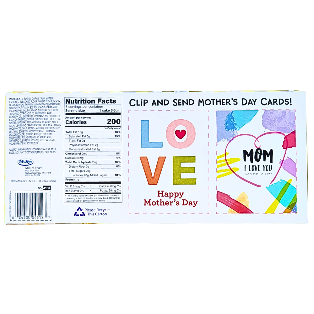 Little Debbie Mother's Day Cakes Lemon 341g - 1 Pack