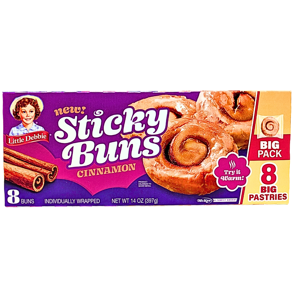 Little Debbie Sticky Buns Cinnamon 397g - 1 Pack