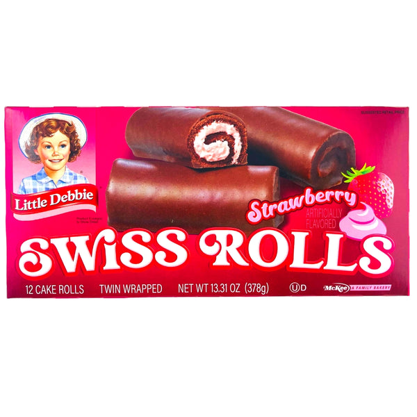 Little Debbie Strawberry Swiss Rolls-6 Pack **BB JUN 12/23**