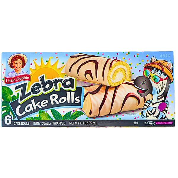 Little Debbie Zebra Cake Rolls (6 Cake Rolls) 372g - 1 Box **BB 5-Jul-2026**
