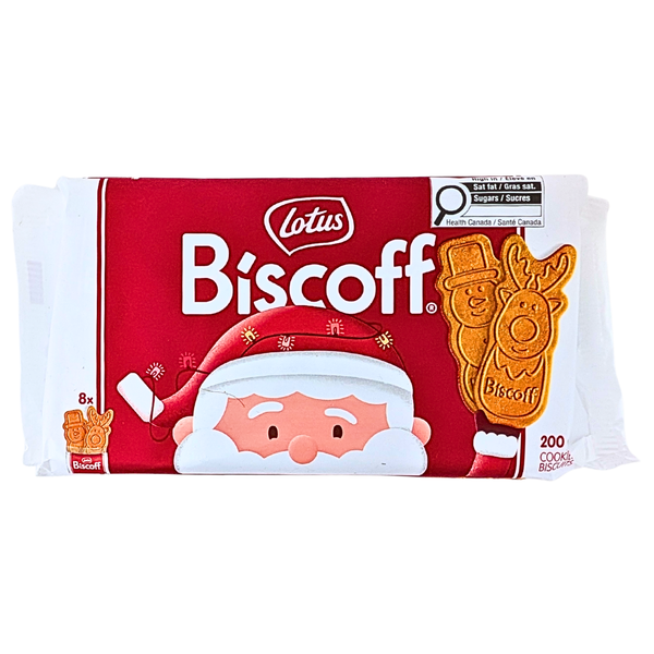 Lotus Biscoff Christmas Cookies 200g - 8 Pack