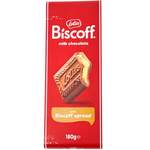 Lotus Biscoff Milk Chocolate with Biscoff Cream 180g (UK) - 16 Pack