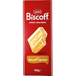 Lotus Biscoff White Chocolate with Biscoff Cream 180g (UK) - 16 Pack