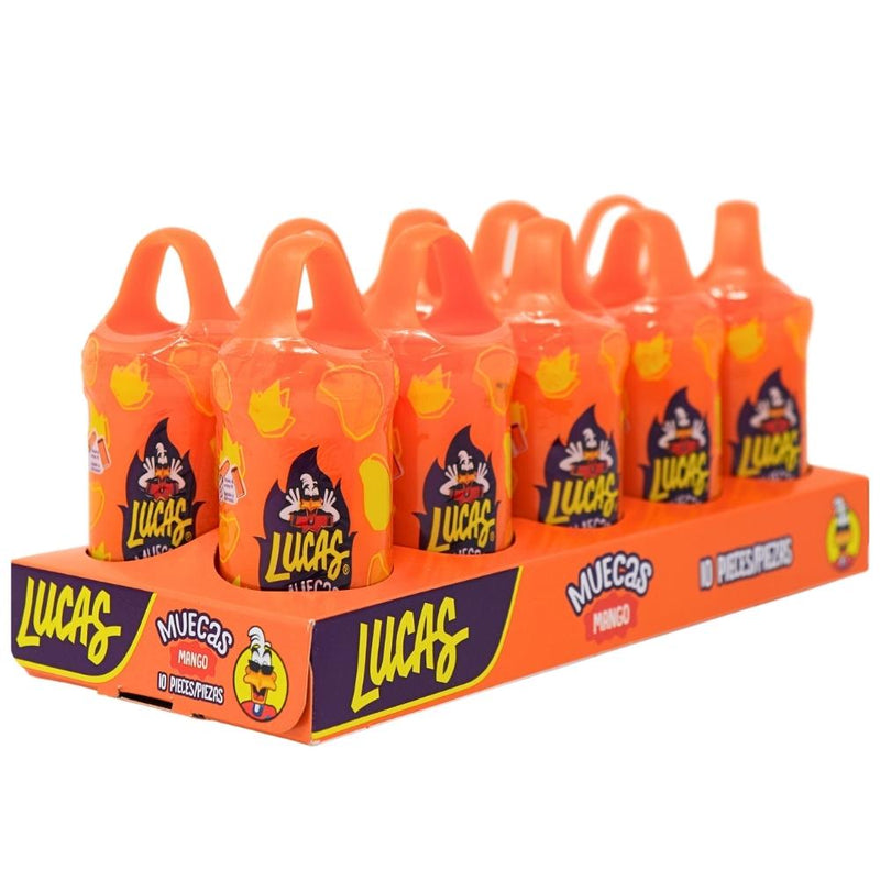 Lucas Muecas Lollipop Dipper Mango 10ct (Mexico) - 1 Box