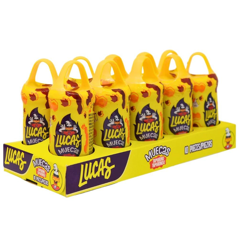Lucas Muecas Lollipop Dipper Tamarind 10ct (Mexico) - 1 Box