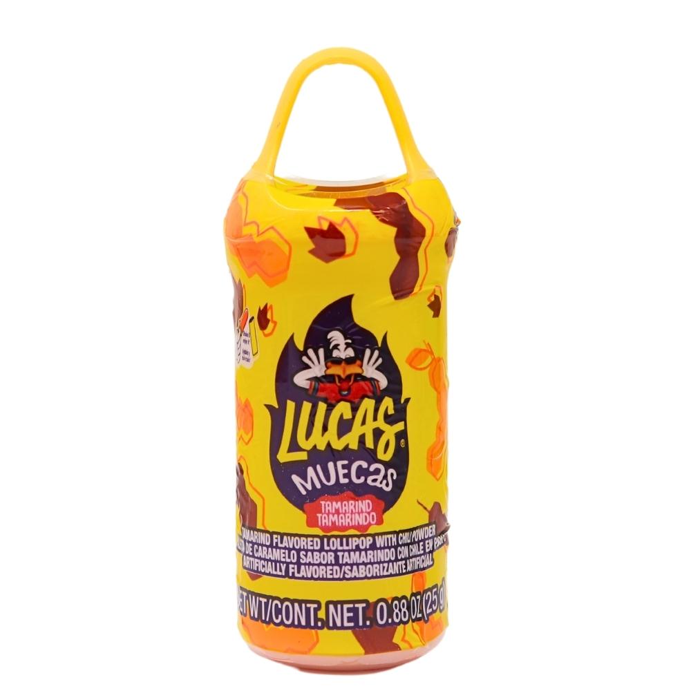 Lucas Muecas Lollipop Dipper Tamarind 10ct (Mexico) - 1 Box - Mexican Candy - Candy Store - Lollipop - Tamarind Candy