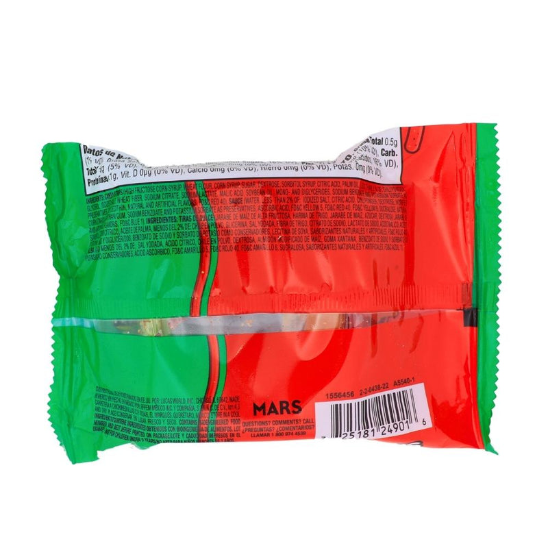 Lucas Skwinkles Salsagheti Watermelon with Gusano 24g (Mexico) - 12 Pack Nutrition Facts Ingredients