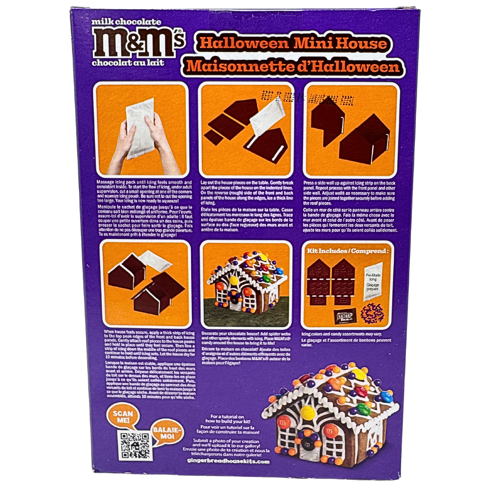 M&M's Halloween Mini House Cookie Kit 198g - 14 Pack