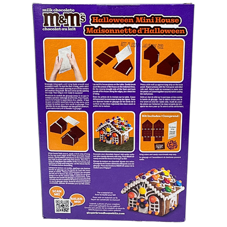 M&M's Halloween Mini House Cookie Kit 198g - 14 Pack
