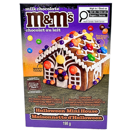 M&M's Halloween Mini House Cookie Kit 198g - 14 Pack