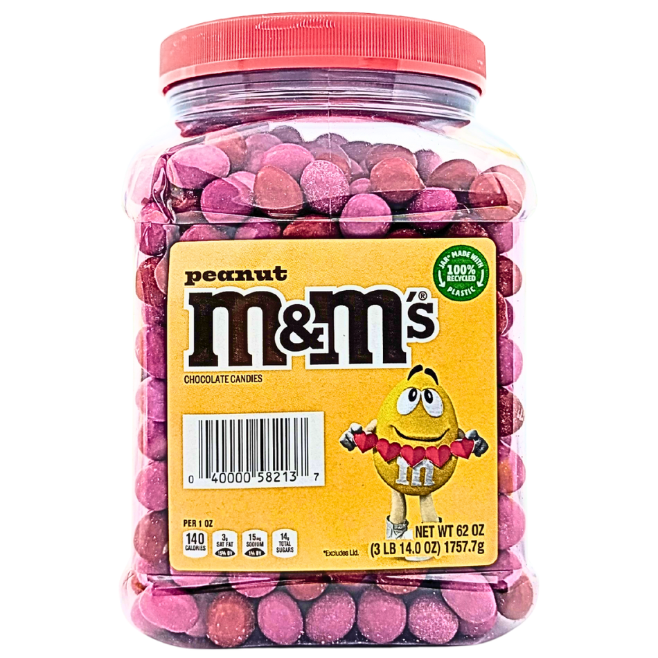 M&M's Peanut Pantry Valentine 62oz - 1 Tub