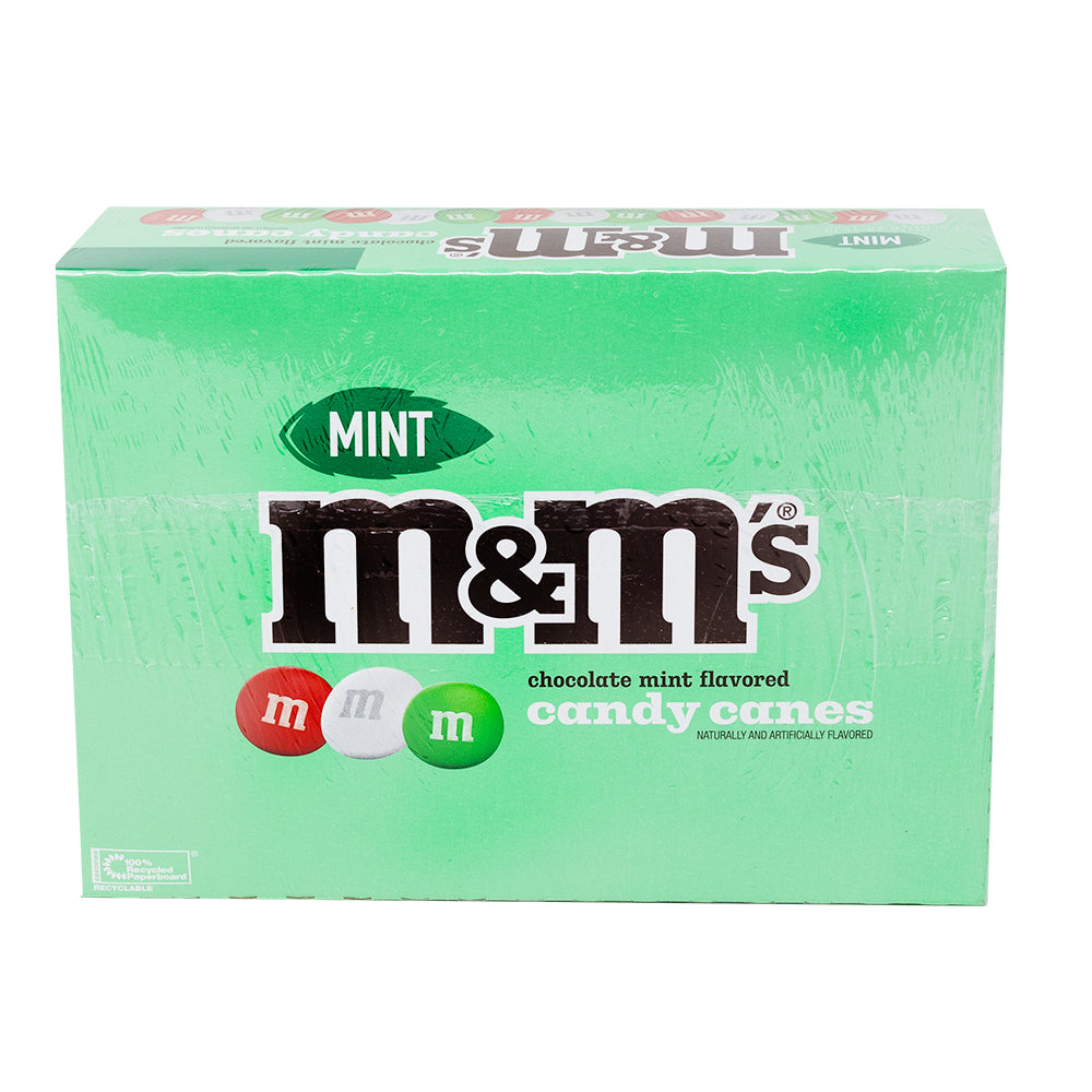 M&M's Mint Chocolate Candy Canes 12 Pieces - 5.3oz