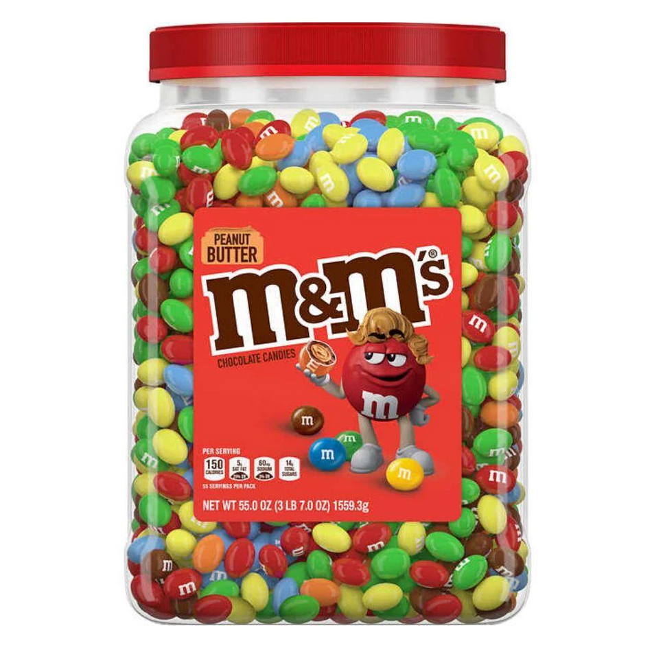 M&M's Peanut Butter Pantry Size 55oz - 1 Tub