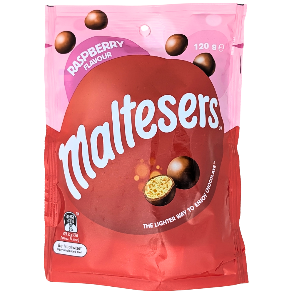 Maltesers Raspberry 120g (Australia) - 12 Pack
