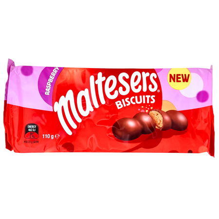 Maltesers Raspberry Biscuits 110g (UK) - 14 Pack