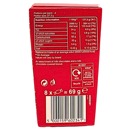 Mars Celebrations Mini Box 69g (UK) - 12 Box