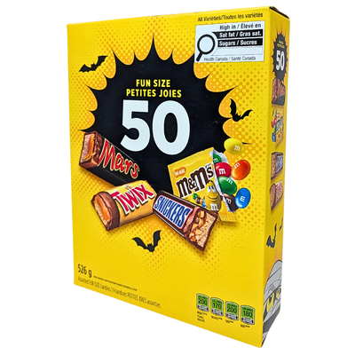Mars Halloween Chocolate Variety 50ct 526g - 1 Pack