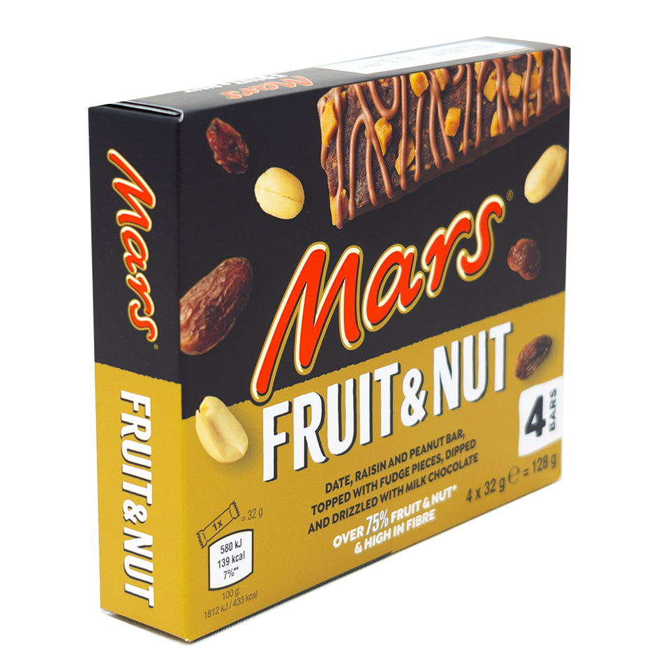 Mars Triple Treat Fruit & Nut 4pk (UK) 128g - 10 Pack