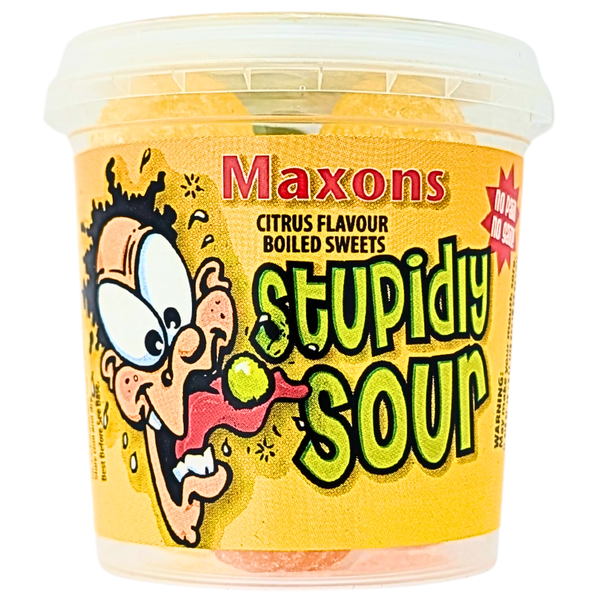Maxons Stupidly Sour Citrus 100g (UK) - 15 Pack