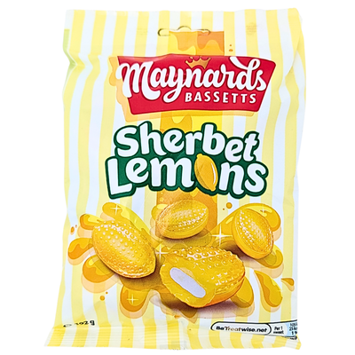 Maynards Bassetts Sherbet Lemons 192g (UK) - 12 Pack