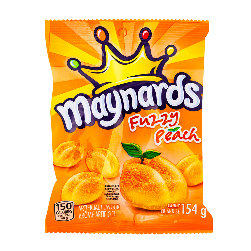 Maynards Fuzzy Peaches Candy 154g - 12 Pack