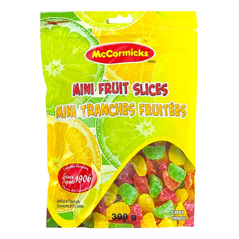 McCormick's Mini Fruit Slices Peg Bag 300g - 12 Pack