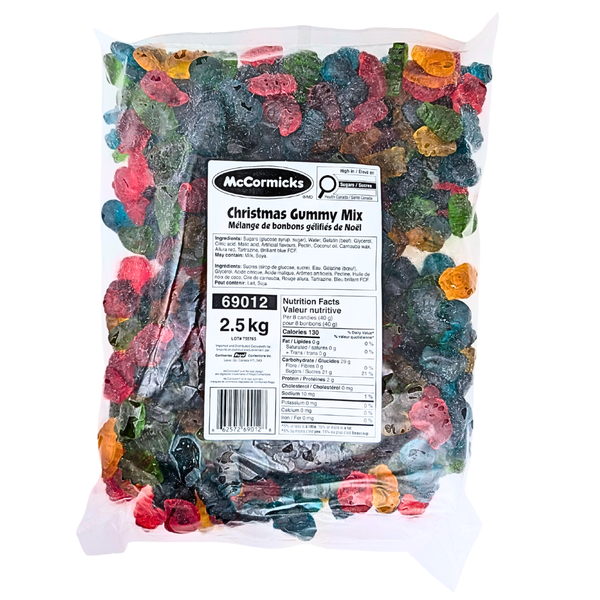 McCormicks Christmas Gummy Mix 2.5kg - 1 Bag