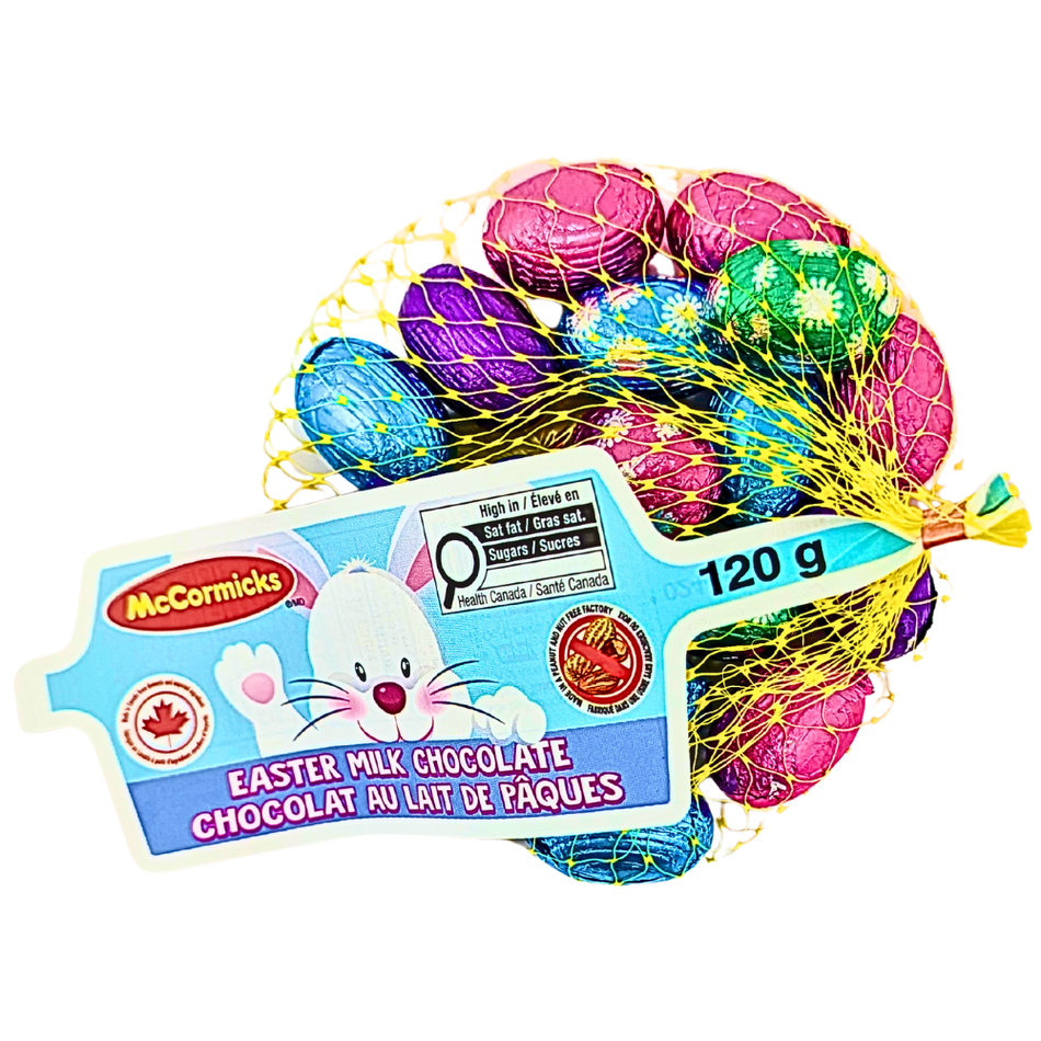 McCormicks Creamy Chocolate Easter Eggs 120g - 24 Pack