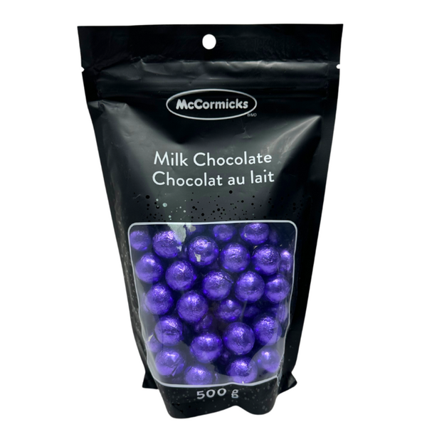 McCormicks Purple Chocolate Balls 500g - 1 Bag