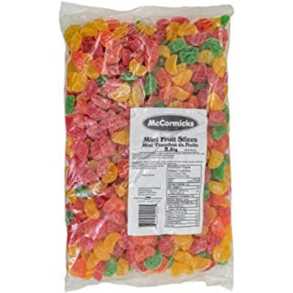 McCormicks Mini Fruit Slices Candies 2.5kg - 1 Bag