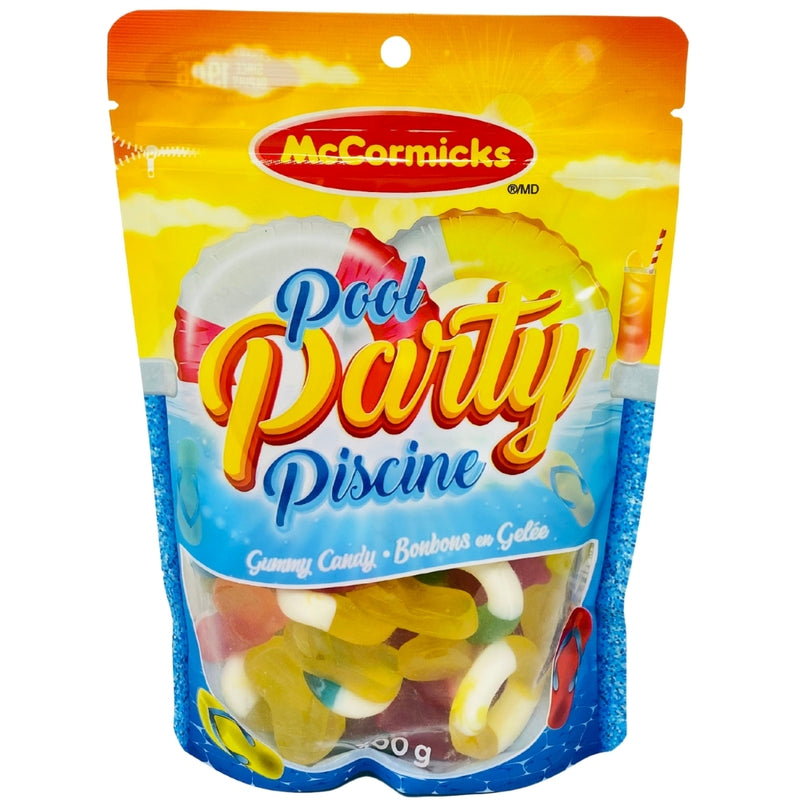 McCormick's Pool Party Gummy Candy Peg Bag 300g - 12 Pack