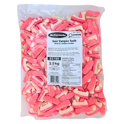 McCormicks Sour Vampire Teeth 2.5kg - 1 Bag